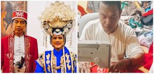 Inilah Sosok Dibalik Megahnya Pakaian Adat Buton yang Dikenakan Presiden