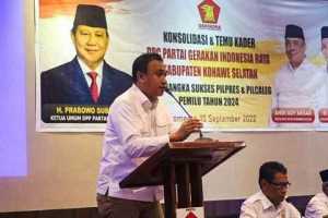 Konsisten Usung Kader, DPD Gerindra Sultra Siapkan Armal Sebagai Calon Bupati 2024