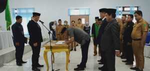 Sekda Lantik dan Ambil Sumpah Jabatan Pimpinan Tinggi Pertama dan Administrator