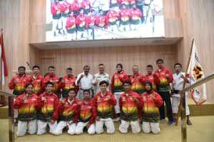 Wali Kota Kendari, Lepas 12 Atlet Seni Bela Diri pada Ajang Kejurnas Kempo Antar Kota Se-Indonesia