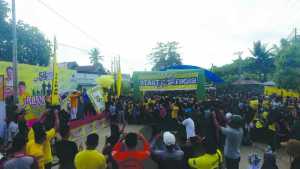 Diikuti Ribuan Peserta, Jalan Santai Golkar Bombana di Mulai Doa Bersama Untuk Almarhum Ahmad Mujahid