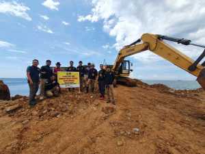 Polisi Sisir Eks IUP PT PDP, dan Menyita Tongkang di Jetty PT Kasmar di Kolut