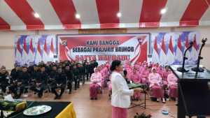 Sambut HUT ke-77, Brimob Polda Sultra Gelar Penyuluhan Cegah Stunting di Lingkup Personel