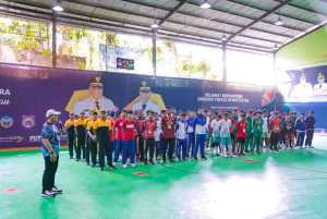 Direktur Bank Sultra Buka Pertandingan Cabor Futsal di Porprov Sultra ke XIV