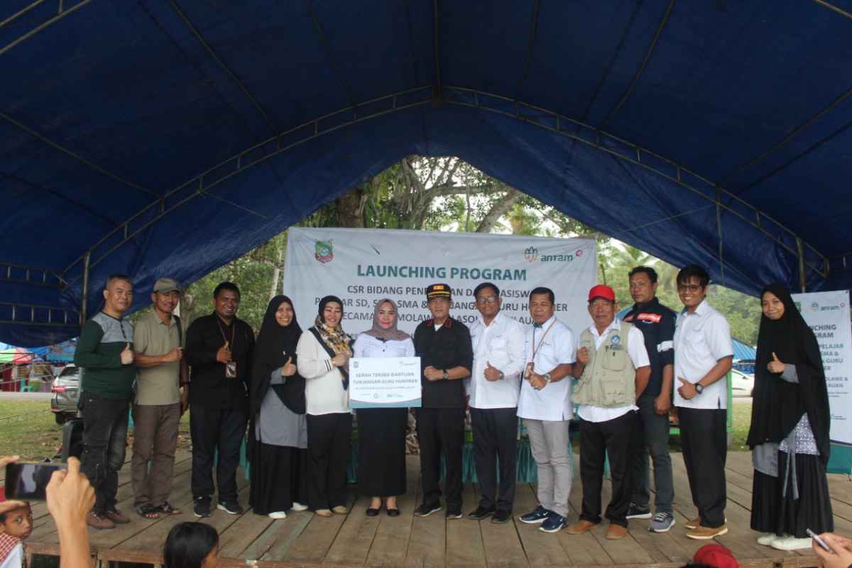 Kerjasama dengan IZI Sultra, PT. Antam Tbk UBPN Salurkan SCR di Wilayah Site