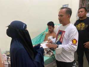 Beri Bantuan Korban Busur di Kendari, Ibu Farhan: Terima Kasih Partai Gerindra dan Triple A