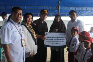 Kerjasama dengan IZI Sultra, PT. Antam Tbk UBPN Salurkan SCR di Wilayah Site