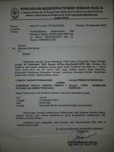 Hari ini Jumat, PN Kendari Lakukan Sita Eksekusi di Stadion Lakidende