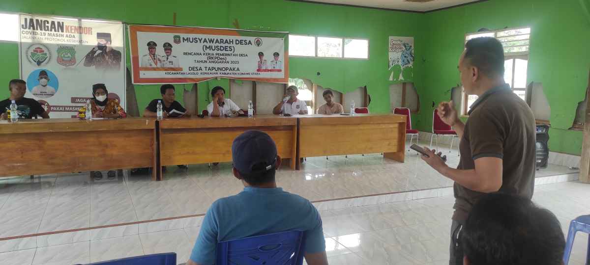 Antam UBPN Konut Bersama YARI, Sosialisasi dan Koordinasi Kegiatan Program KJA di Desa Tapunopaka