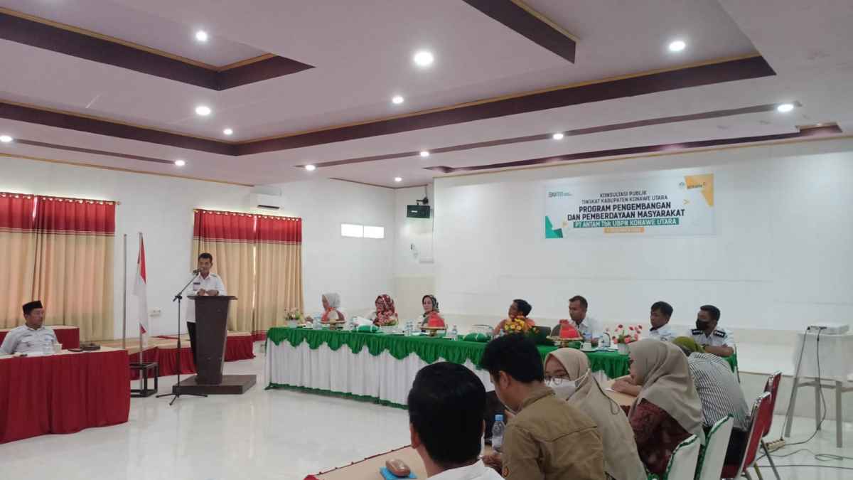 PT. Antam UBPN Konut Gelar Konsultasi Publik Penyusunan RIPPM