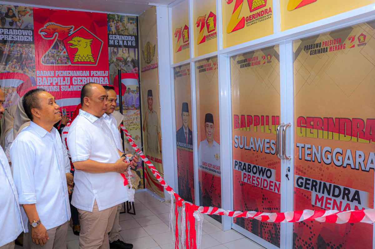 Resmikan Rumah Pemenangan Gerindra, Triple A: Diruang Sederhana Ini Akan Tercipta Caleg dan Kepala Daerah Terbaik