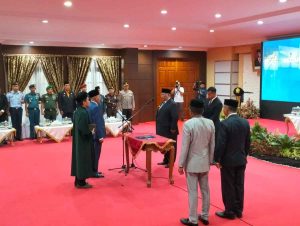 Asrun Lio Dilantik Jadi Sekda Definitif Provinsi Sultra