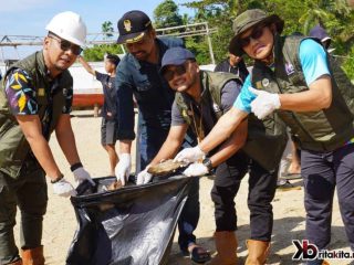 Lagi dan Lagi, PT. GKP Serta Warga Giat Bersih Pantai