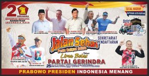Pesta Rakyat HUT Gerindra di Sultra, Akan Diikuti Sufmi Dasco dan Sandiaga Uno