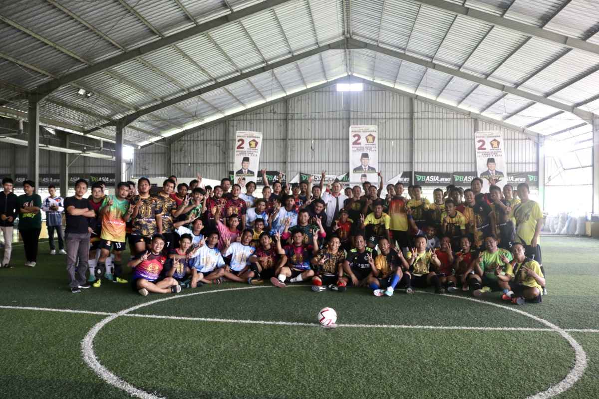 HUT Gerindra ke 15, DPD Gerindra Gelar Turnamen Futsal Bersama Jurnalis