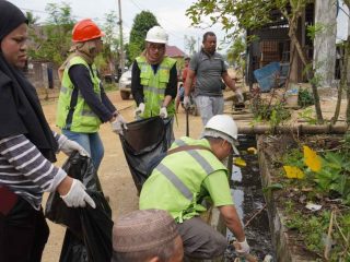 Peduli lingkungan, GKP Giat Bersih Desa Lingkar Tambang
