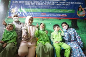 Atalia: Target Cakupan Imunisasi Polio di Jabar 90 Persen