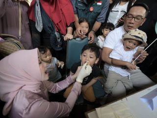 Imunisasi Polio Kabupaten Purwakarta Capai 101 Persen