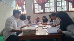 25 Mahasiswa UT Kendari Belajar PKP di Dinas Perpustakaan Konawe