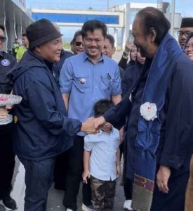 KSK Sambut Kedatangan Ketum NasDem di Sultra, Surya Paloh Diarak Pendukung Kery