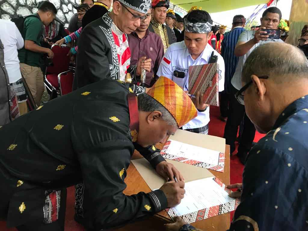 Pemkab Konawe dan Buton Teken MoU Hasil Pangan