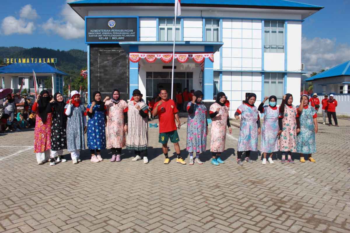 Semarak Hari Kemerdekaan, UPP Kelas I Molawe Konut Hibur Masyarakat Lewat Lomba