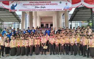 Bupati Konawe Lepas Kontingen Kwartir Cabang Konawe ke Rainas XII 2023, KSK: Rawat Kelestarian Budaya Kita