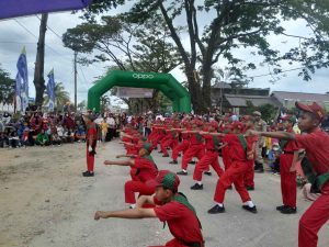 Peserta Lomba Jalan Indah HUT RI ke-78 Tingkat SD dan SMP Kota Kendari Banjir Pujian Masyarkat