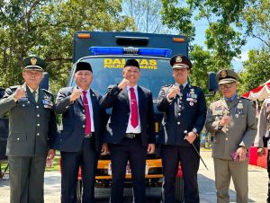 Moment HUT RI 78, Pemkab Konawe Hibahkan Kendaraan Dalmas Untuk Polres Konawe