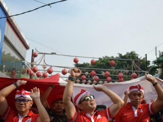 Festival Merah Putih, Ridwan Kamil Gabung Mengarak Bendera