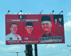 Masih Dalam Masa Kontrak, Baliho Anggota DPR RI Diganti dengan PDIP
