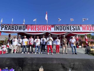 Zumba Massal, Ribuan Masyarakat Konawe Kompak Bersorak Prabowo Presdien