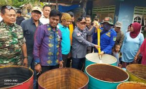 Pj Bupati Konawe Hadiri Penyaluran Air Bersih di Kecamatan Lalonggasumeeto