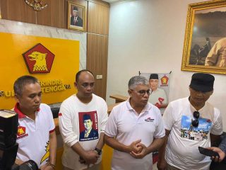 Berkunjung di Kantor Gerindra Sultra, Wakil Ketua DPP Musa Bangun Apresiasi Jajaran Andi Ady Aksar