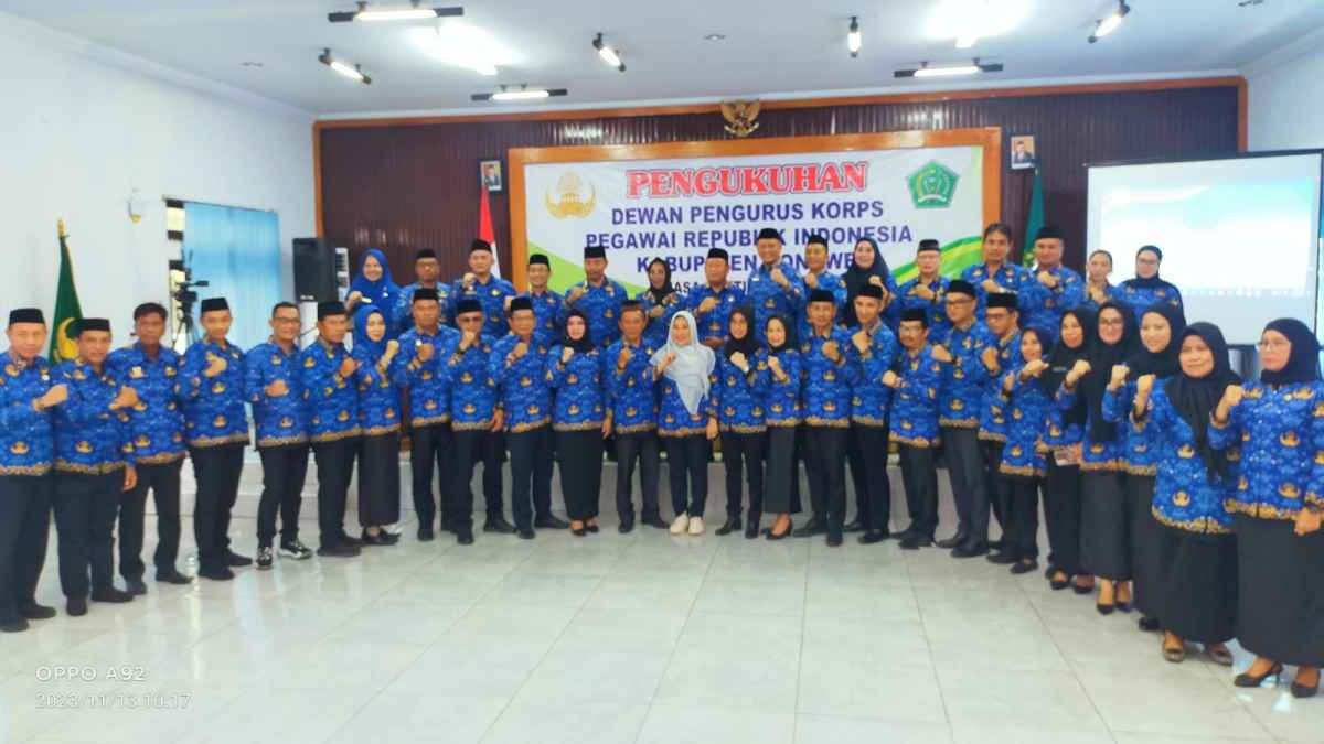 Hadiri Pengukuhan Korpri Konawe, Pj Bupati Tekankan Netralitas ASN pada Pemilu 2024