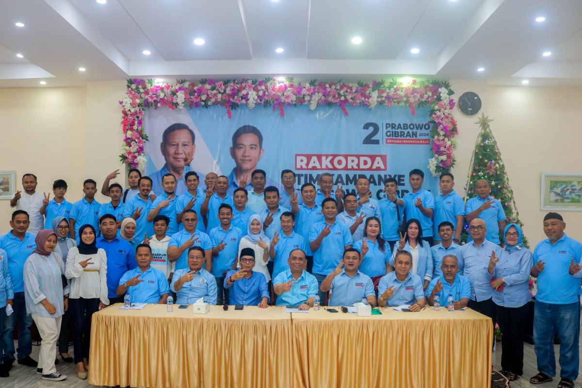 Survei Prabowo-Gibran di Sultra Capai 63 Persen, Ketua Harian TKD: Semangat Kita Untuk Terus Berjuang