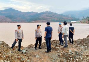 Polres Konawe Utara Patroli Ilegal Mining di Blok Marombo