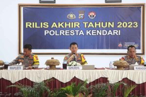 Sepanjang 2023, Kasus Kejahatan Menonjol di Kendari Didominasi Penganiayaan
