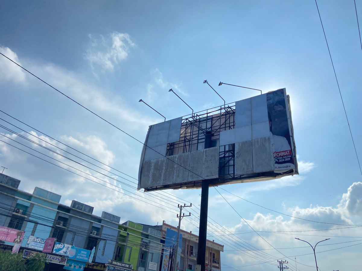 Billboard Dirusak, Baliho Dicuri, DPD Gerindra Sultra Minta Polisi Usut Tuntas