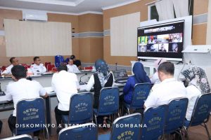 Ikuti Rakor Pengendalian Inflasi, Pj Bupati Bombana Akan Laksanakan Arahan Kemendagri