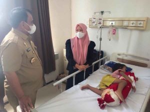 Kasus DBD Meningkat, Pj Gubernur Sultra Sambangi Pasien di RSUD Bahteramas