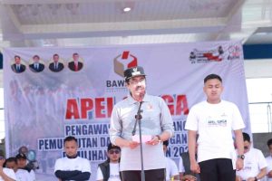 Siap Sukseskan Pemilu Tahun 2024, Pj Bupati Bombana Pimpin Apel Siaga Jelang Masa Tenang