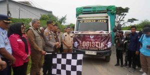 Pj Wali Kota Kendari Lepas Pendistribusian Logistik Pemilu 2024