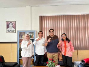 Siap Gelar Event "KI GOES TO CAMPUS," Komisi Informasi Suktra Audiens Dengan Dekan FIB UHO