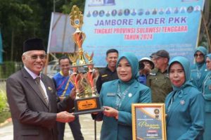 Kota Kendari Keluar Jadi Juara Umum Jambore PKK