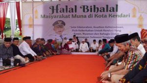 Pererat Kebersamaan, Pj Wali Kota Kendari Gelar Halal Bihalal Bersama Masyarakat Muna