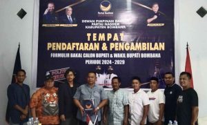 Maju di Pilbup Bombana, Syahrun Gaus Daftar di Nasdem, PKS dan PDIP