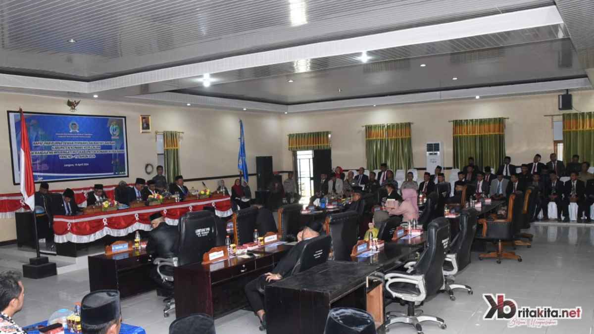 Gelar Paripurna Hut Konkep ke 11 Tahun, Bupati Amrullah Paparkan Pencapaiannya