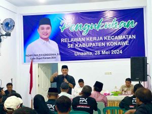 Target Bupati Konawe, Fachry Konggoasa Kukuhkan Relawan Kerja Kecamatan