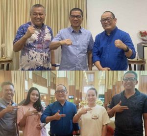 Berpose Salam PAN Hingga Berfoto dengan Elite Partai, Pj Bupati Konawe jadi Sorotan